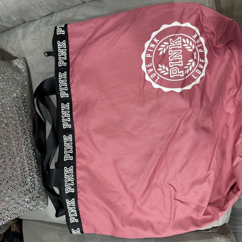 PINK Victoria's Secret Rose Tote Bag - Picture 2 of 4